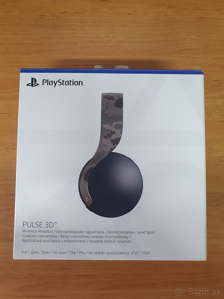 PlayStation Pulse 3D  Grey Camo