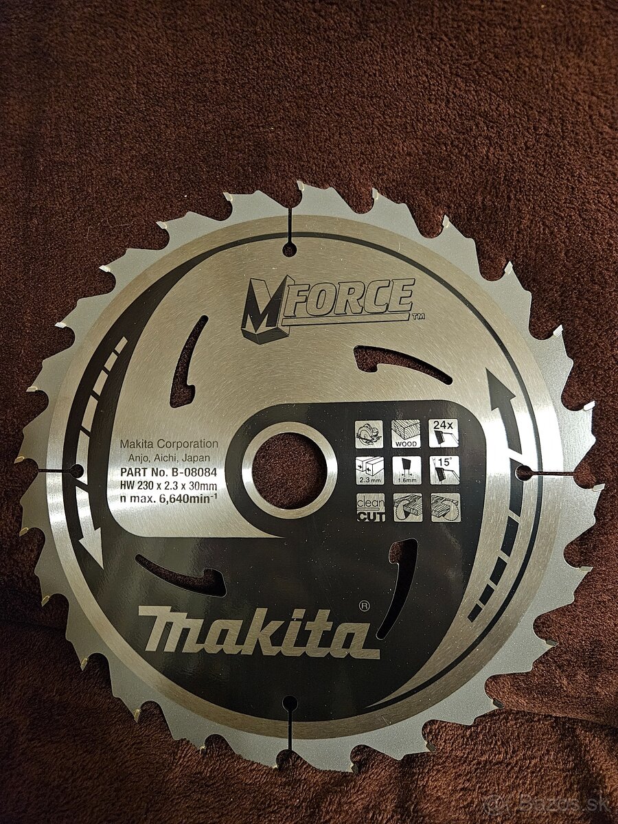 Makita pílový kotúč na drevo 230x30x2,3mm/24z