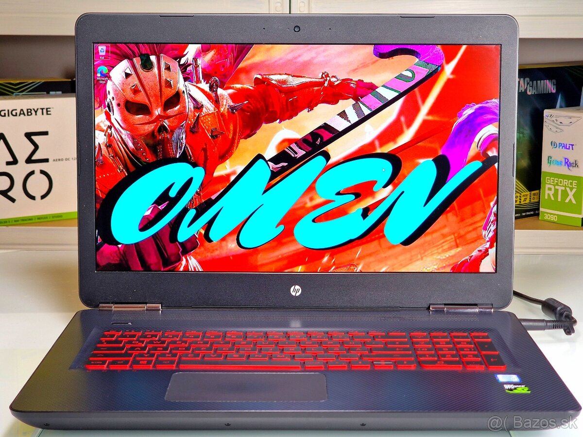 Herný notebook HP OMEN 17 | GTX 1060 6GB | 17,3" Full HD