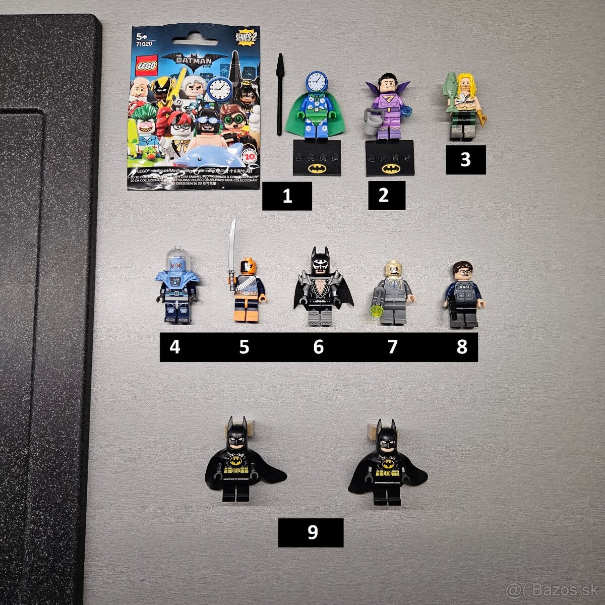 LEGO minifigúrky Batman a DC