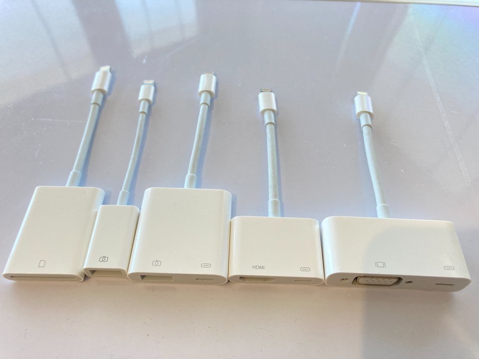 Originál APPLE redukcie / adaptéry z Lightning na USB, HDMI,