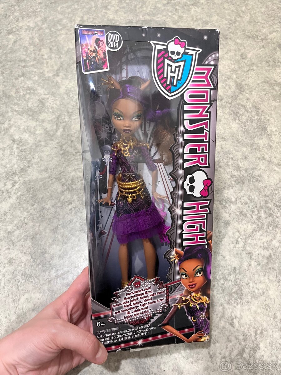 Monster High Clawdeen Wolf Frights, Camera, Action 