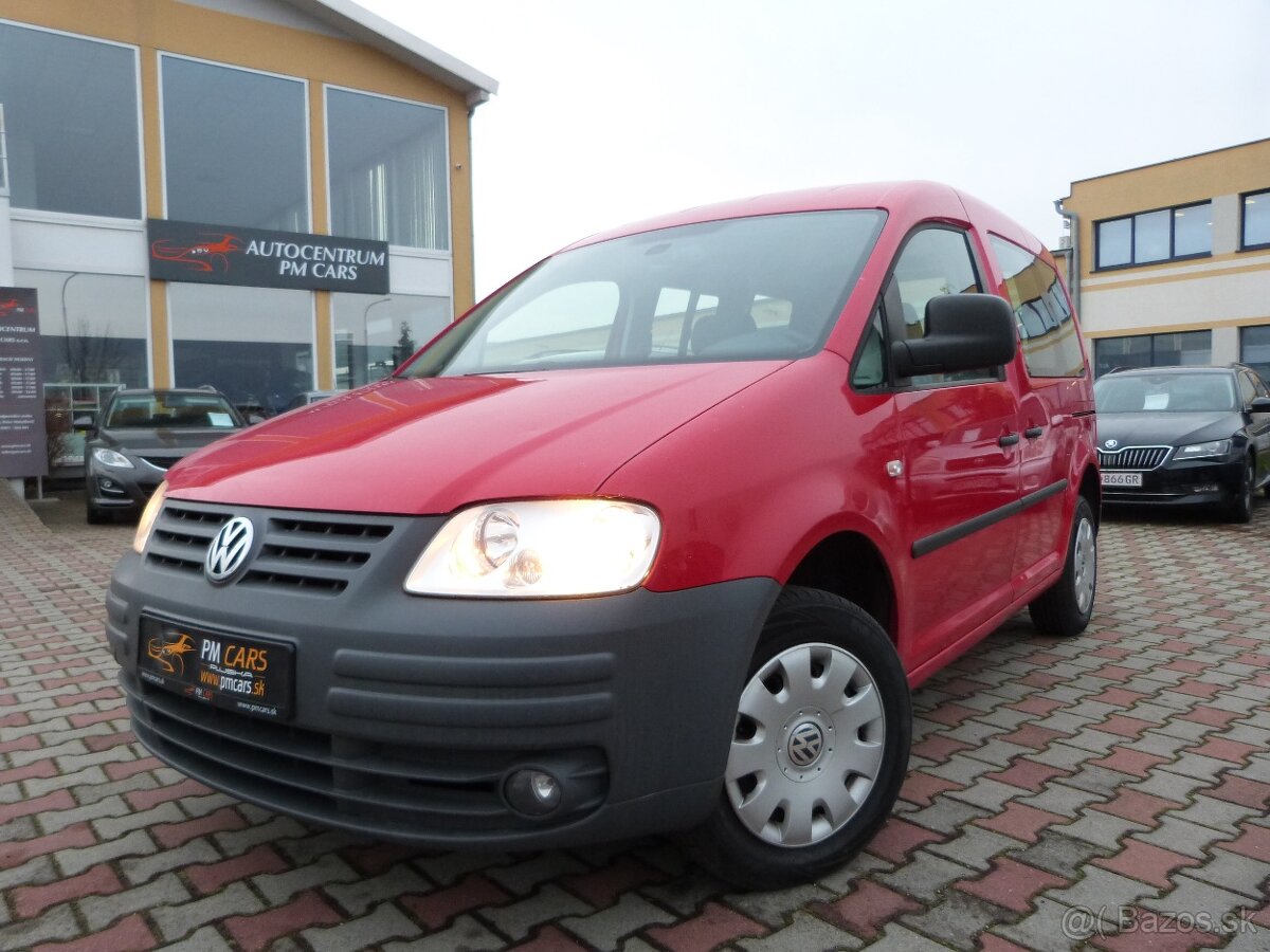 Volkswagen Caddy Life 1.4benzín 5 miestna  Nové brzdy 