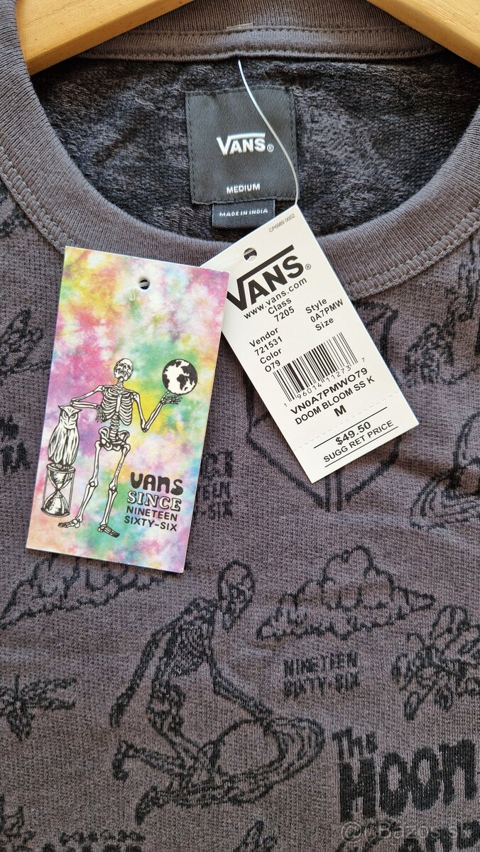 Pánske / chlapčenské tričko Vans Doom Bloom Knit Shirt