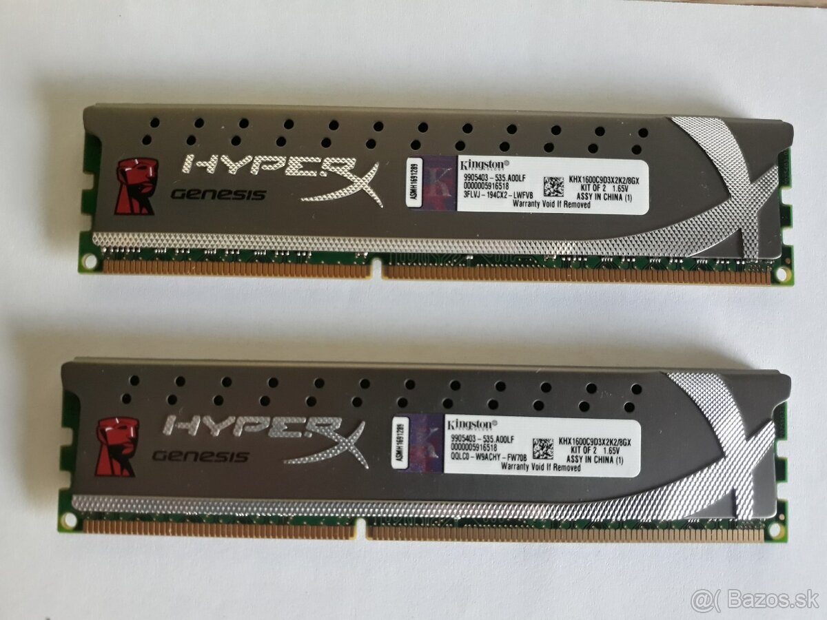 HyperX Genesis DDR3 8GB 1600Mhz