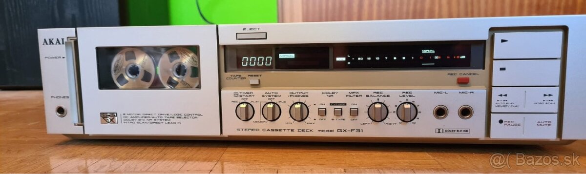 Akai Tape deck GX-F 31- veľmi zriedkavý a vzácny prístroj