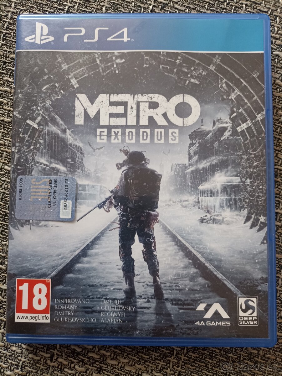 Predám ps4/ps5 hru Metro Exodus české titulky