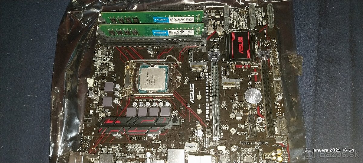 Intel core i7 7700 + DDR 4 16 Gb+ základná doska + SSD disk