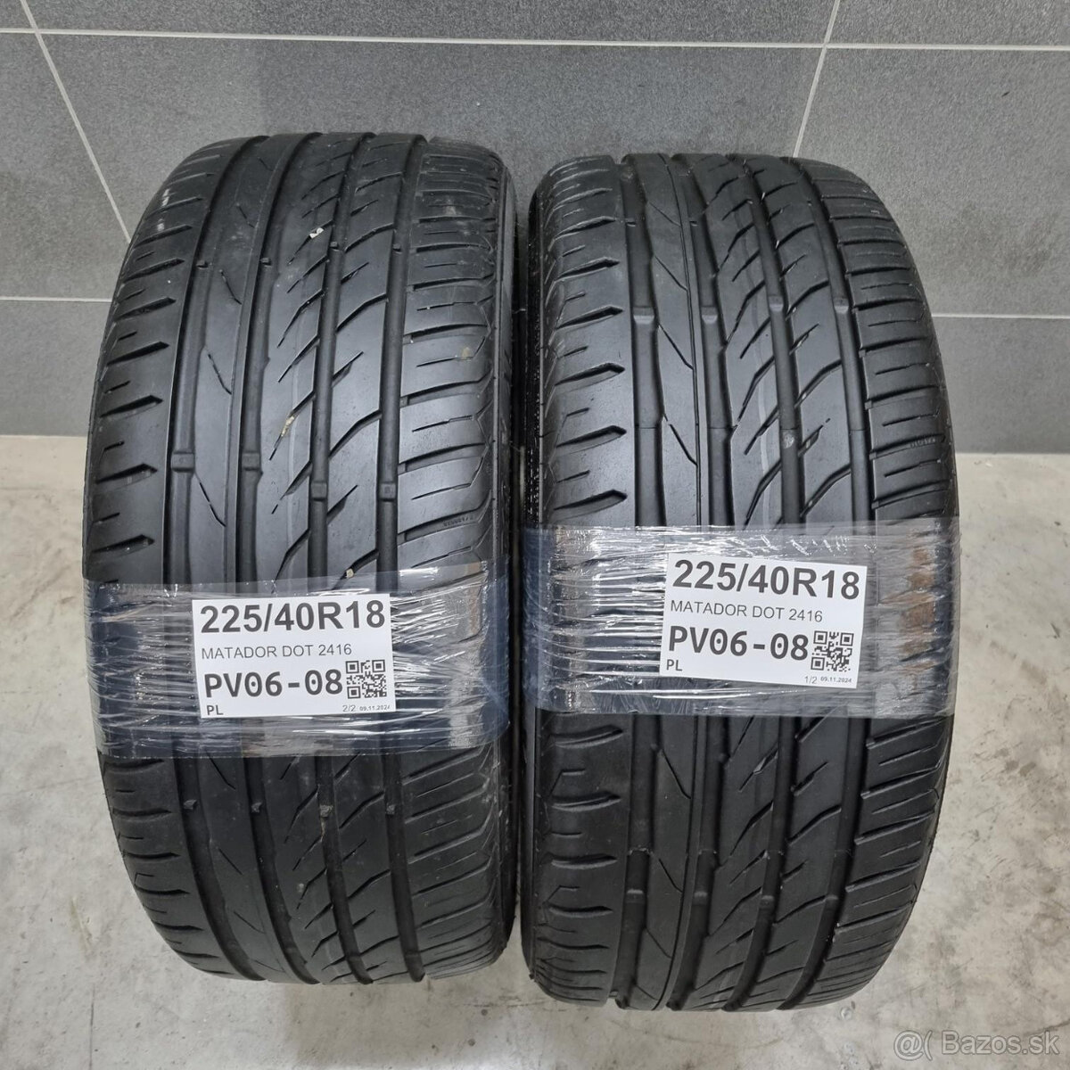 Letné pneumatiky 225/40 R18 MATADOR DOT2416