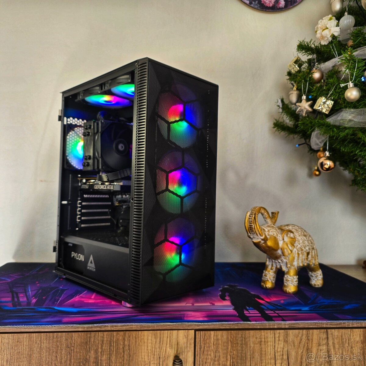 ⚠️ i5-12400F + RTX 4060 - Výkonný domáci herný PC s RGB ⚠️