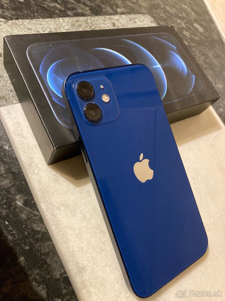 iPhone 12 blue 64gb black