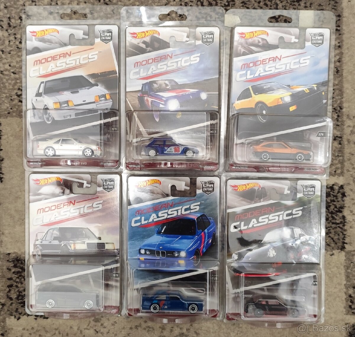 Hot wheels modern classics premium set + chase