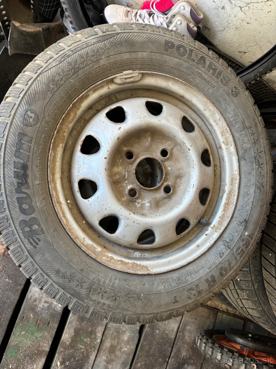 Zimná sada 165/70 R13 disky 4x100