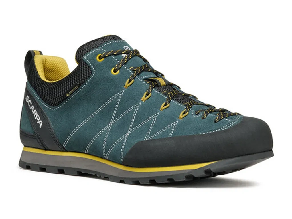 Predám nové Scarpa Crux GTX M petrol/mustard