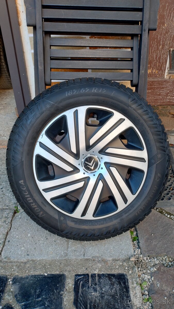 Zimné pneumatiky 185/65 R15 a disky 4x108