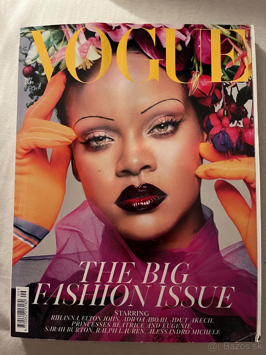 Vogue - Rihanna Anglicko September 2018