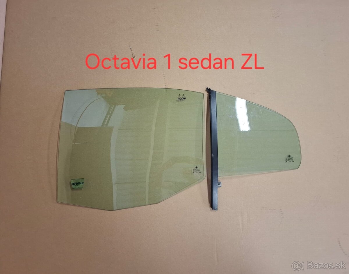 sklo dverí Octavia 1 sedan ZL