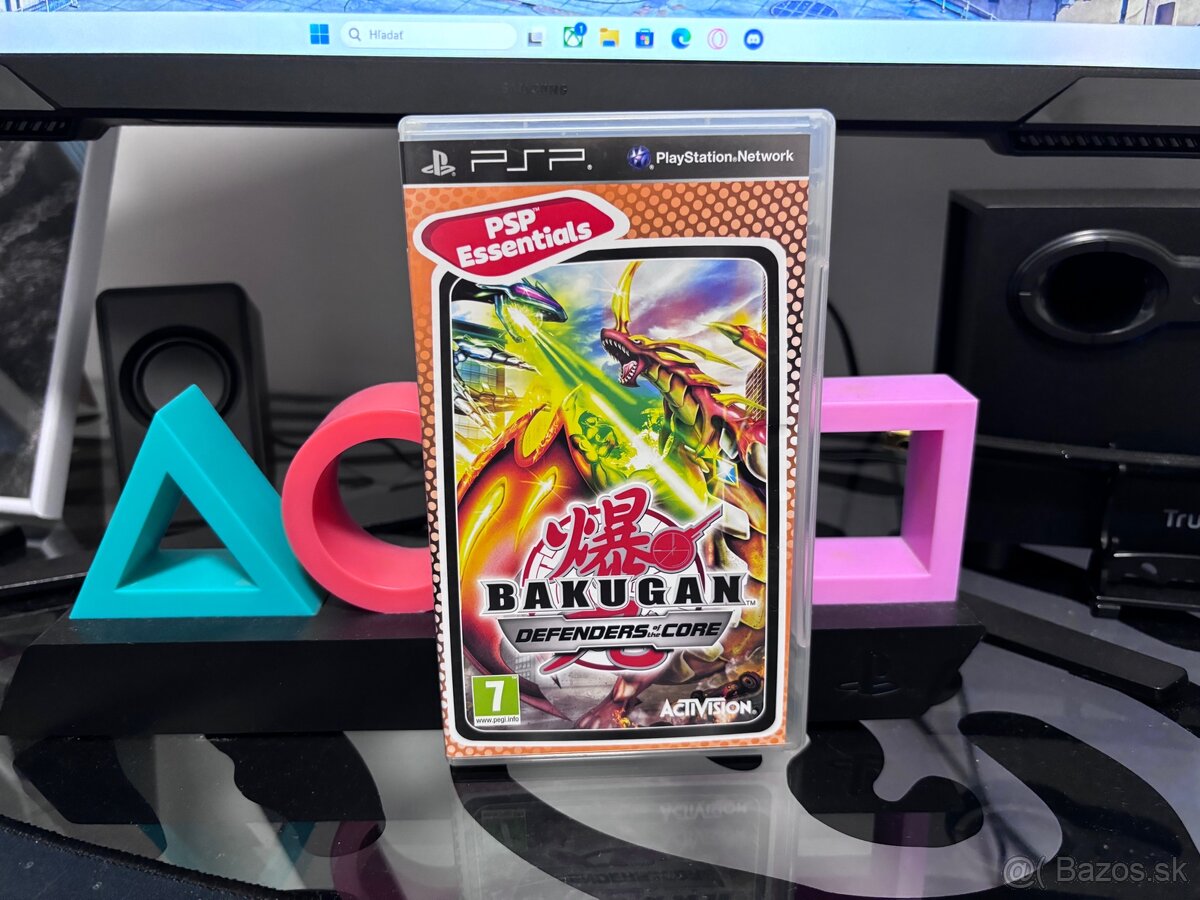 Bakugan defenders of the core psp