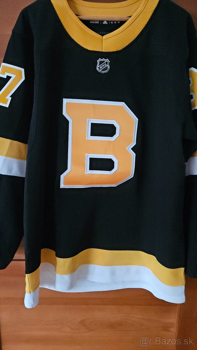 NHL Adidas Dres Boston Bruins - Bergeron velkost 52