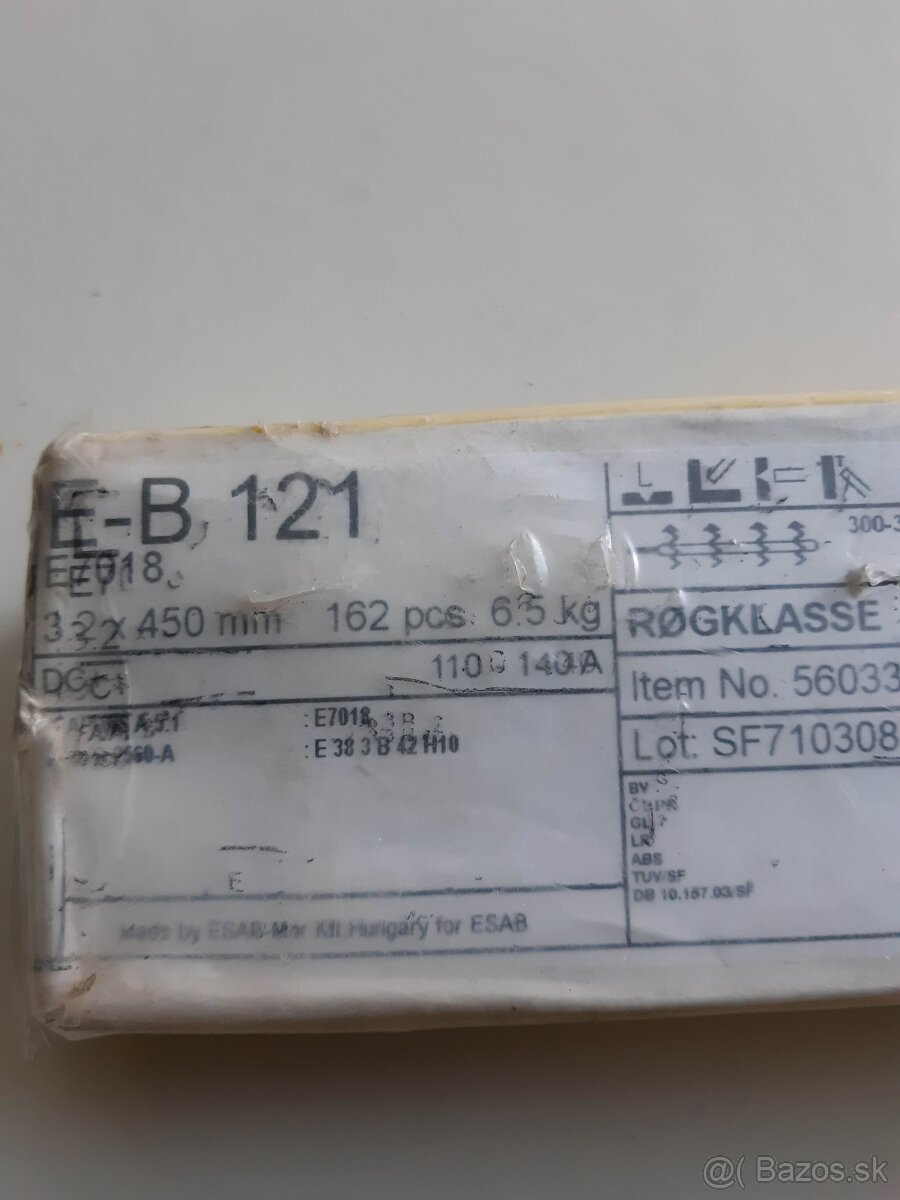 Bázické elektródy ¢ 3,2 x 450mm