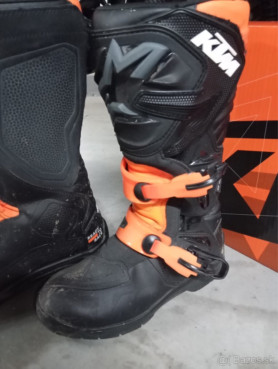 KTM COROZAL WP BOOTS BLACK ORANGE FL