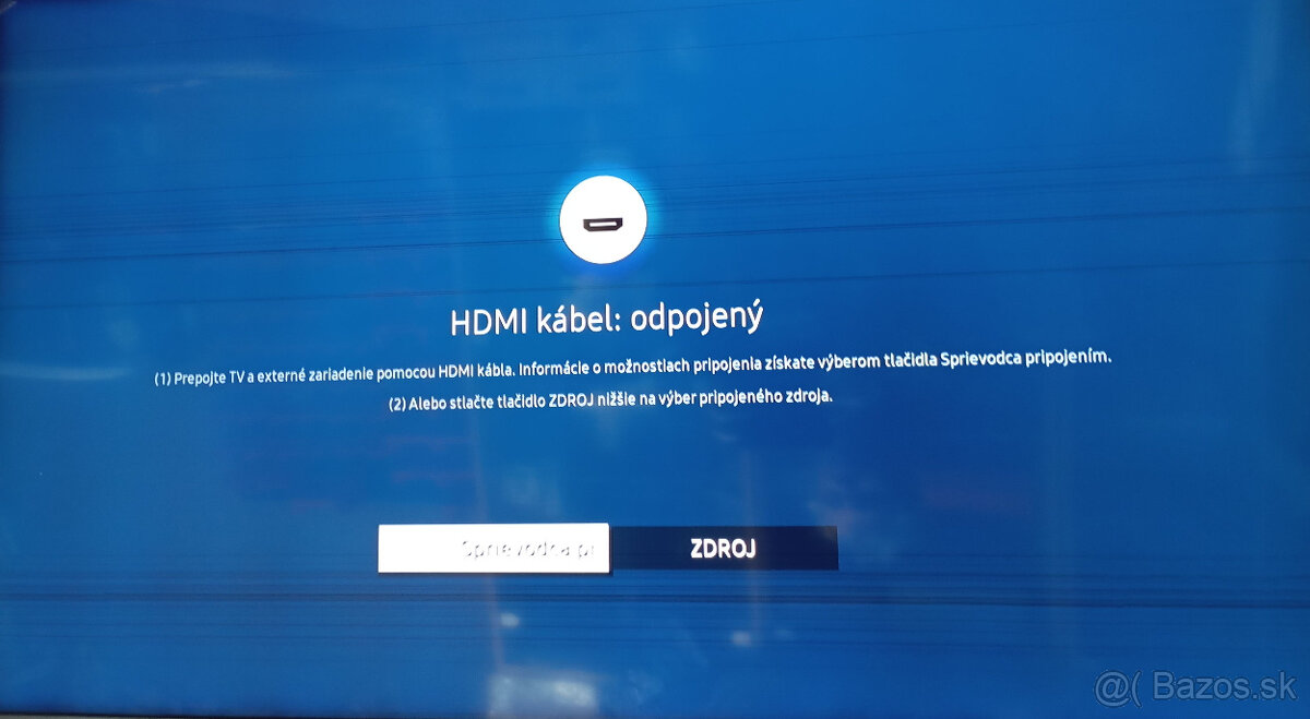 Televízor Samsung QE55Q60D - QLED - čiary v obraze