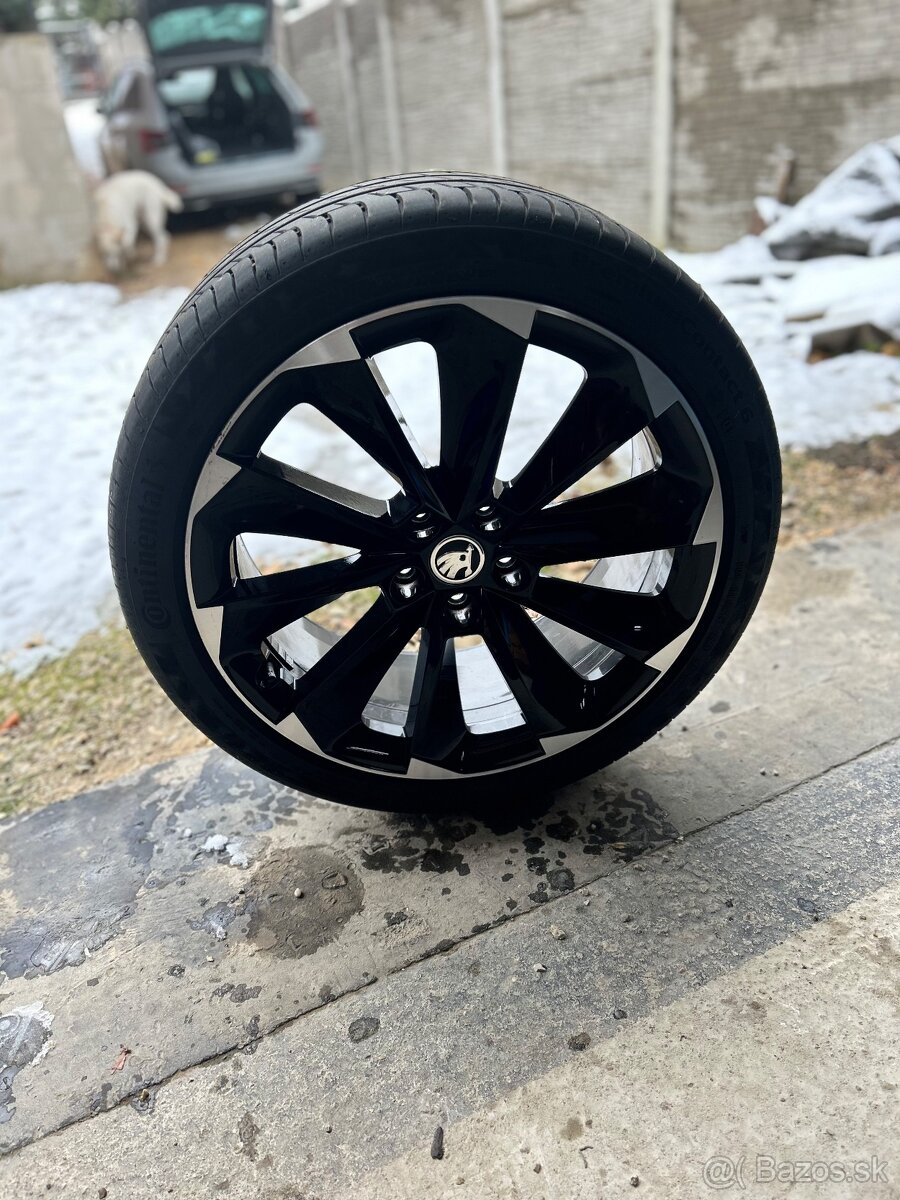 Disky supernova r19 5x112 škoda superb 3 letne aj s gumami