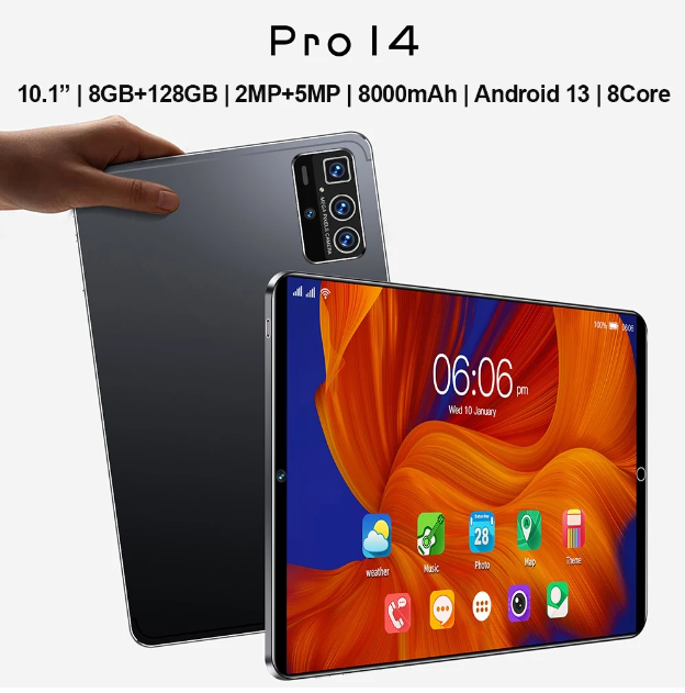 Tablet Pro14 4G + fólia na displej, púzdro