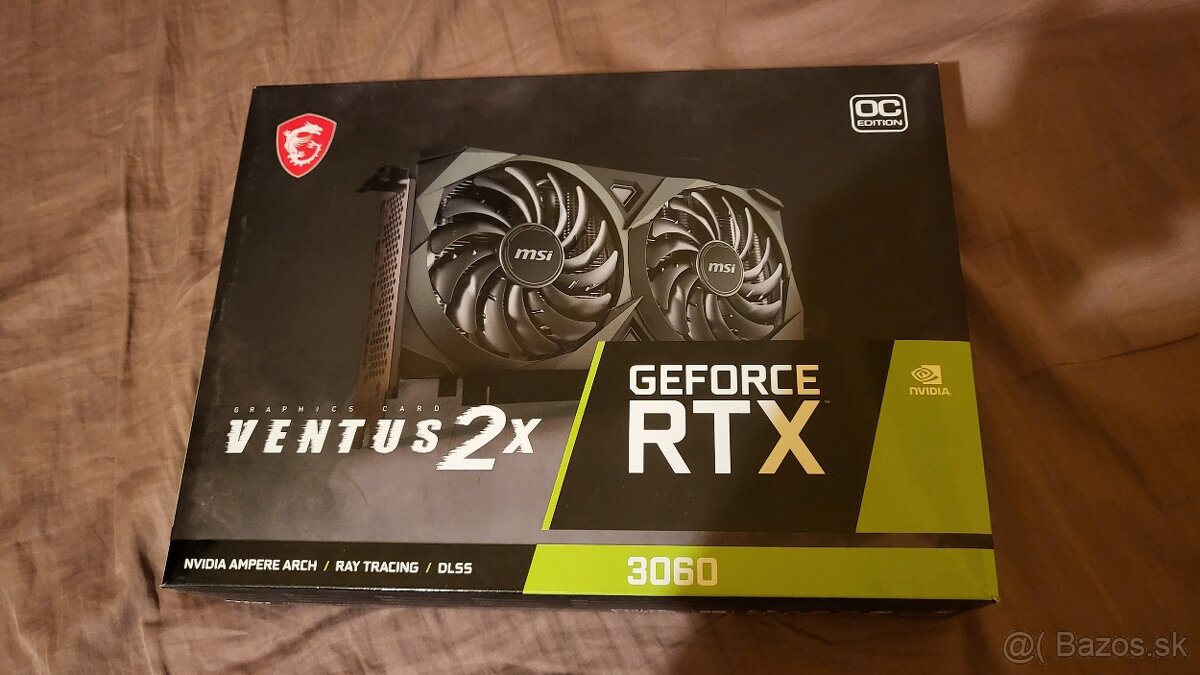 MSI NVIDIA GeForce RTX 3060 VENTUS 2X 12G OC