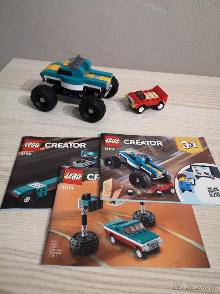 Lego Creator 3v1 31101 Monster truck