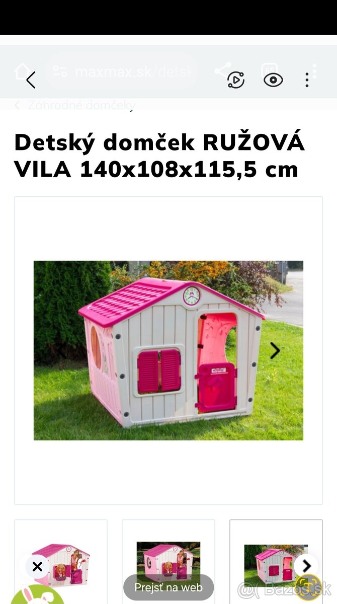 Detský záhradný domček