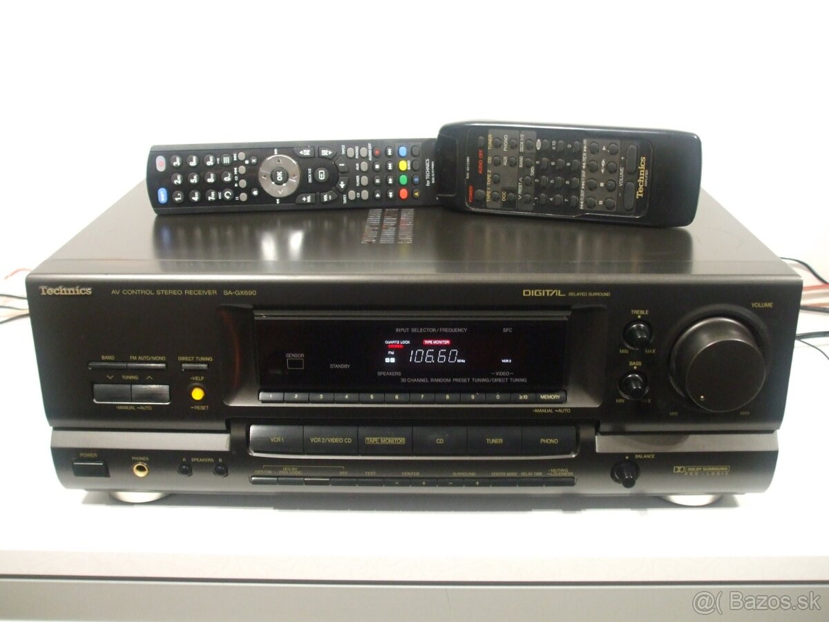 235W receiver = zosilnovac s tunerom TECHNICS SA-GX690 JAPAN