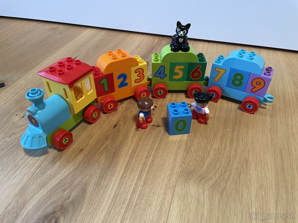 Lego Duplo Vlacik s cislami + Moja prva skladacka