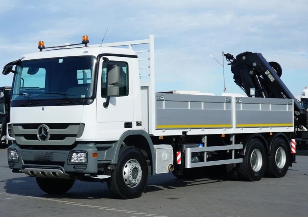 8759 - Mercedes-Benz ACTROS 2636 - 6x4 - Valník + HR-HIAB 28