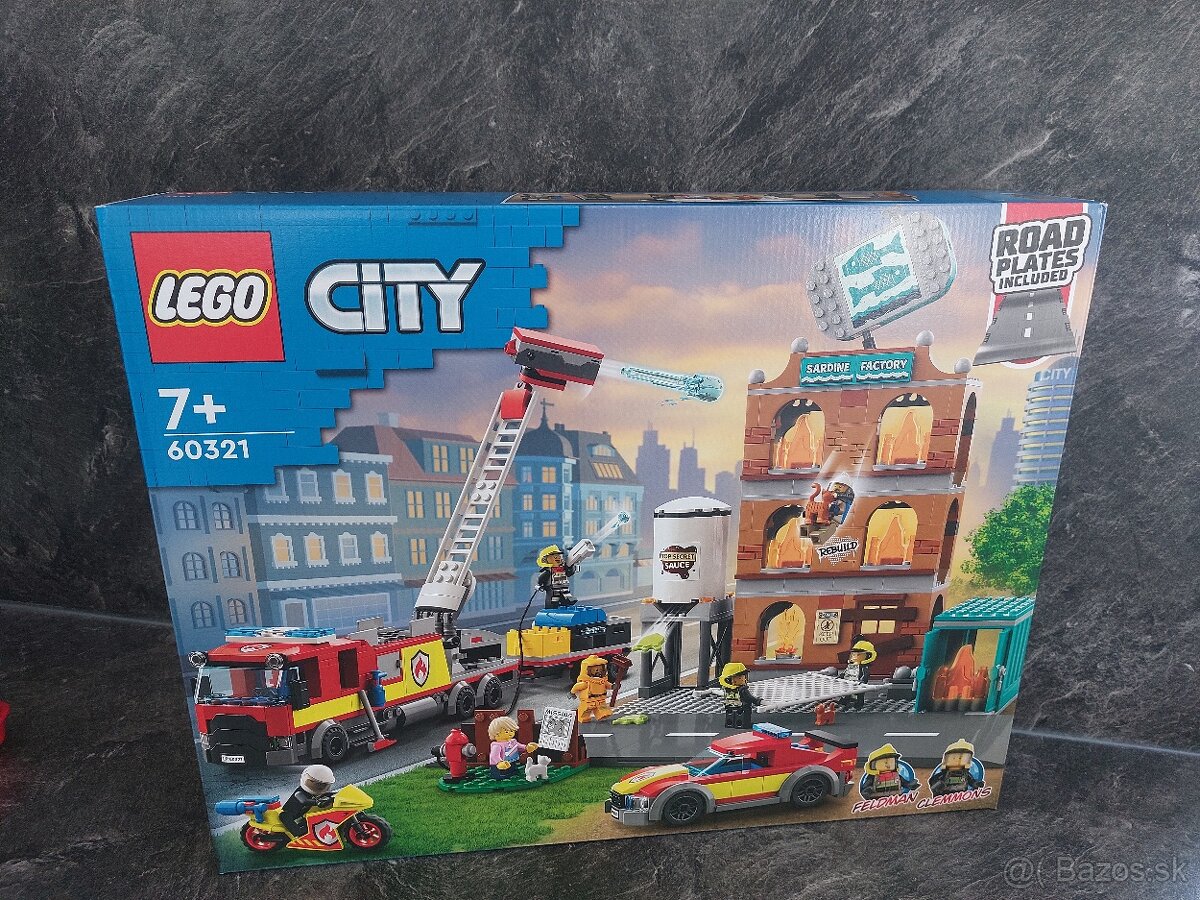 LEGO City 60321: Hasičská zbrojnica