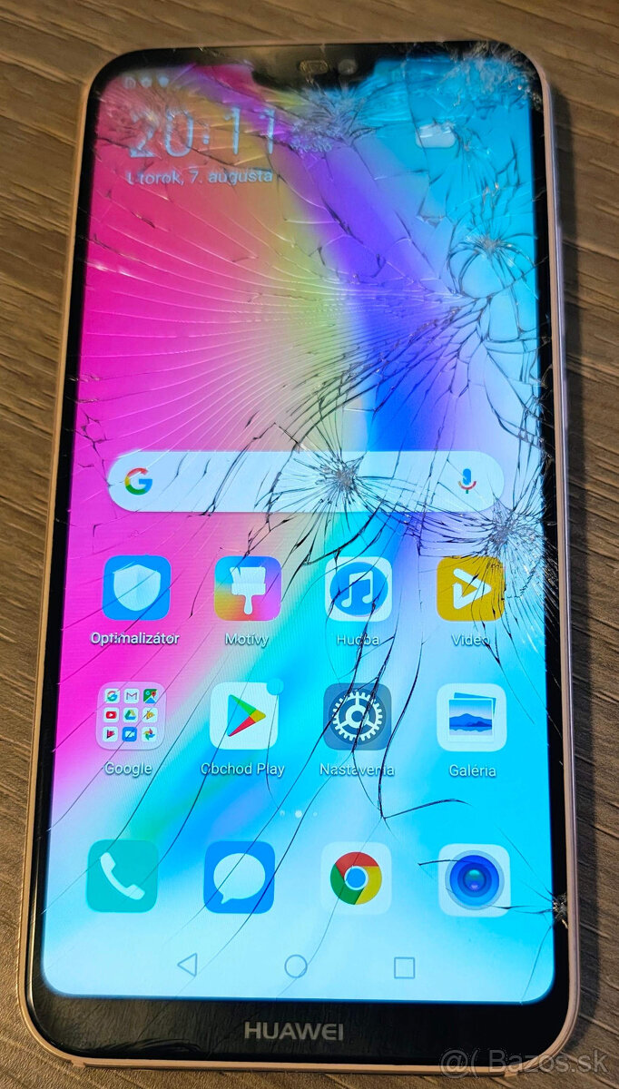 Huawei P20 lite 4GB/64GB Sakura Pink - prasknutý displej