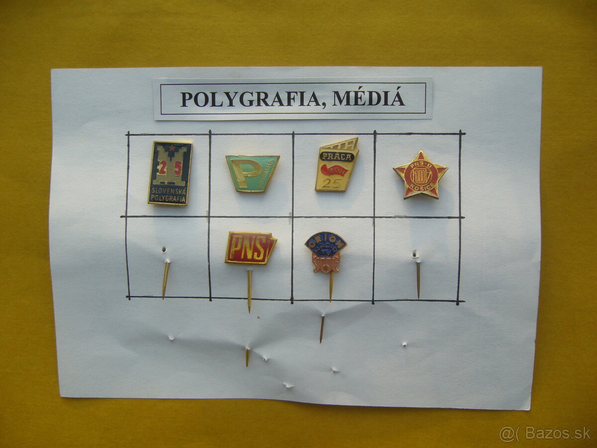 Polygrafia, médiá