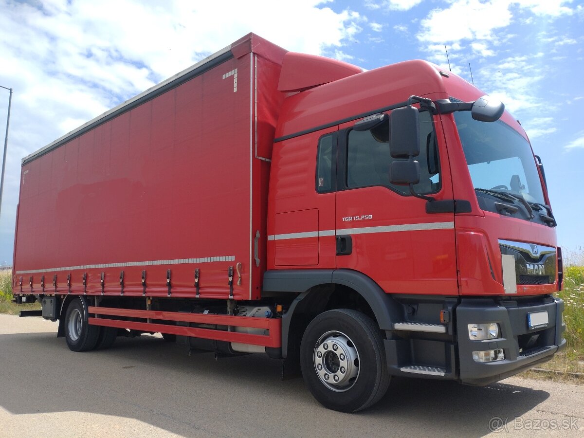 MAN TGM 15.250 EURO 6 D- 15.5t - Lůžko - Čelo - 260.000Km