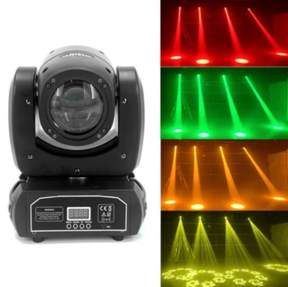 Rotačné hlavy LED BEAM 120W silné