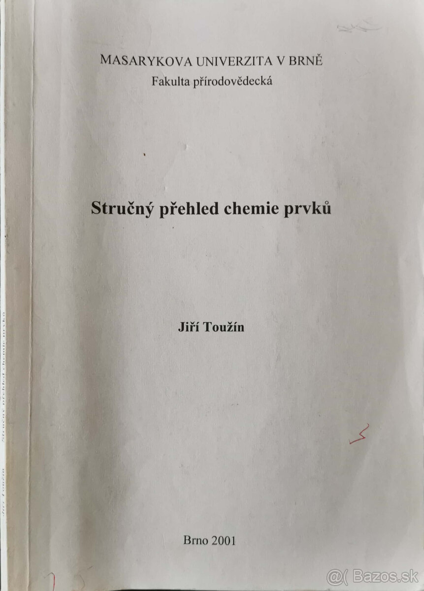 Stručný přehled chemie prvků