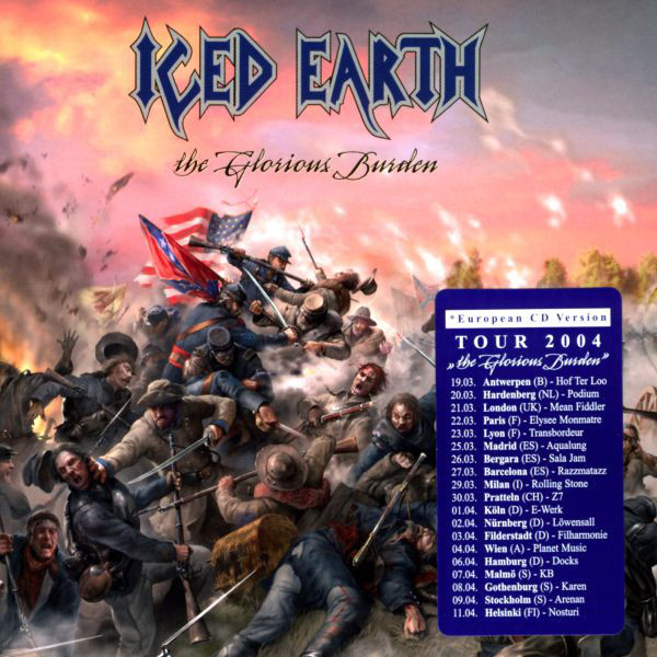 PREDÁM ORIGINÁL 2CD - ICED EARTH - The Glorious Burden 2004