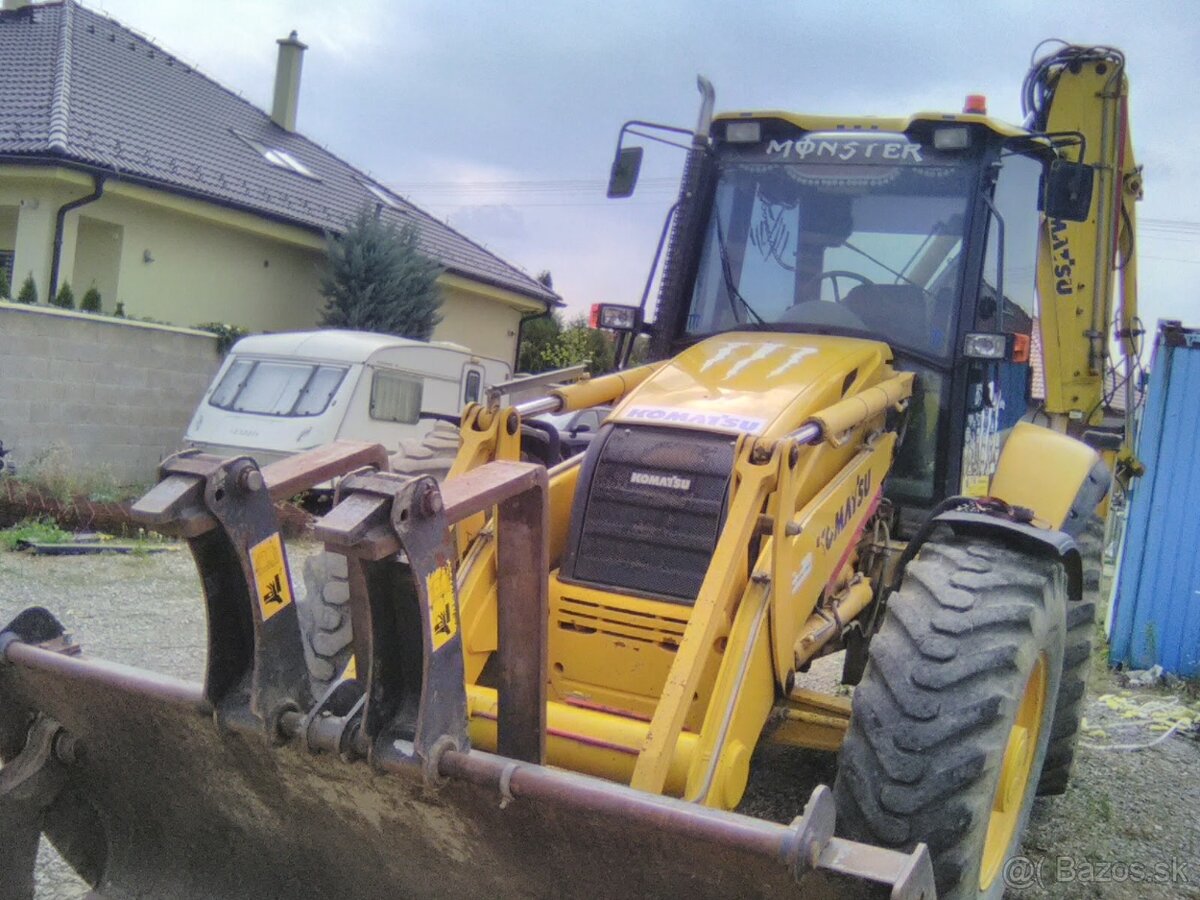 Predám traktor bager komatsu 97S