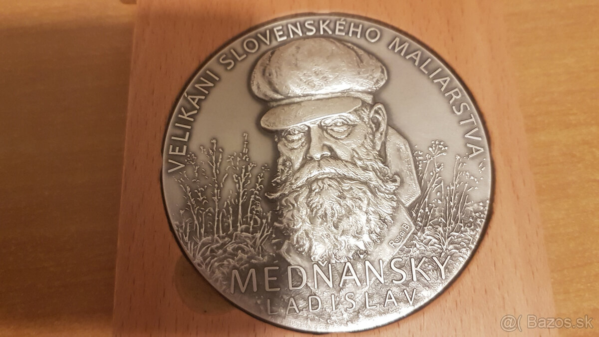 Strieborná medaila Ladislav Medňanský č. 002