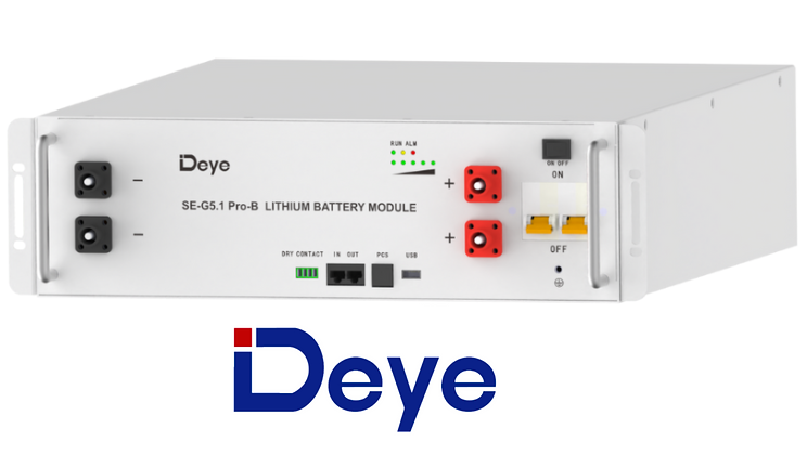 DEYE SE-G5.1 Pro-B 48V batéria, 5,12 kWh