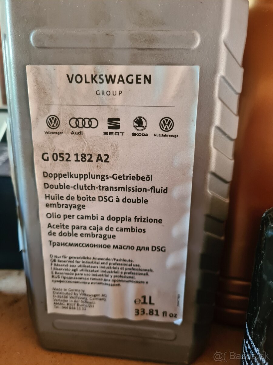 Originál vw skoda audi Olej do DSG prevodovky