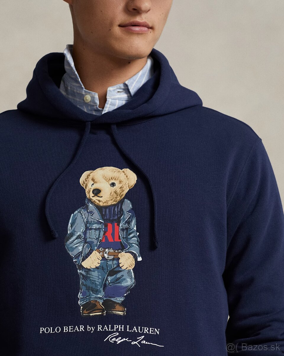 Ralph Lauren Polo Bear Fleece Hoodie, velkost L