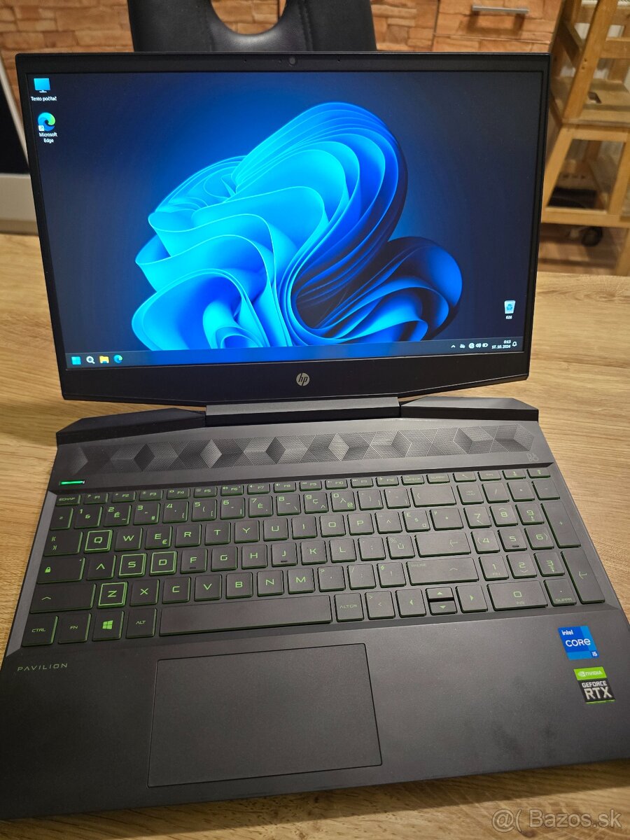 Herne HP PAVILION 15 s RTX3050 24gb ram i5 procesorom 512gb