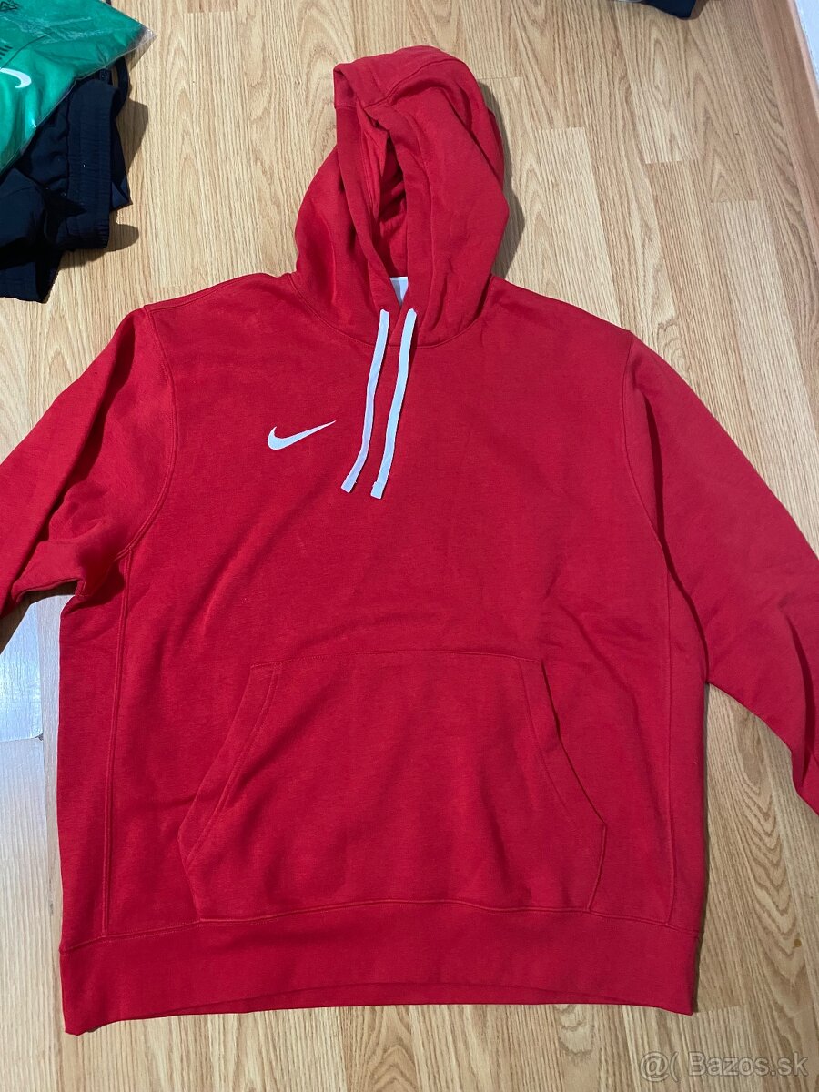 Nike Mikina červená JR Park 20 Fleece Veľkosť Xl