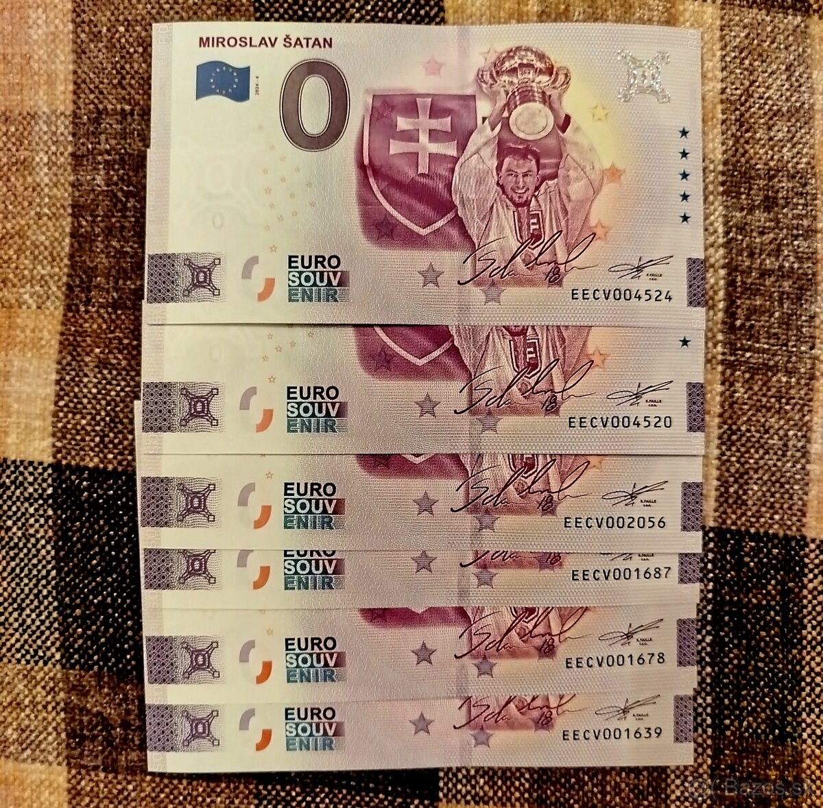 0 euro bankovka M.Šatan