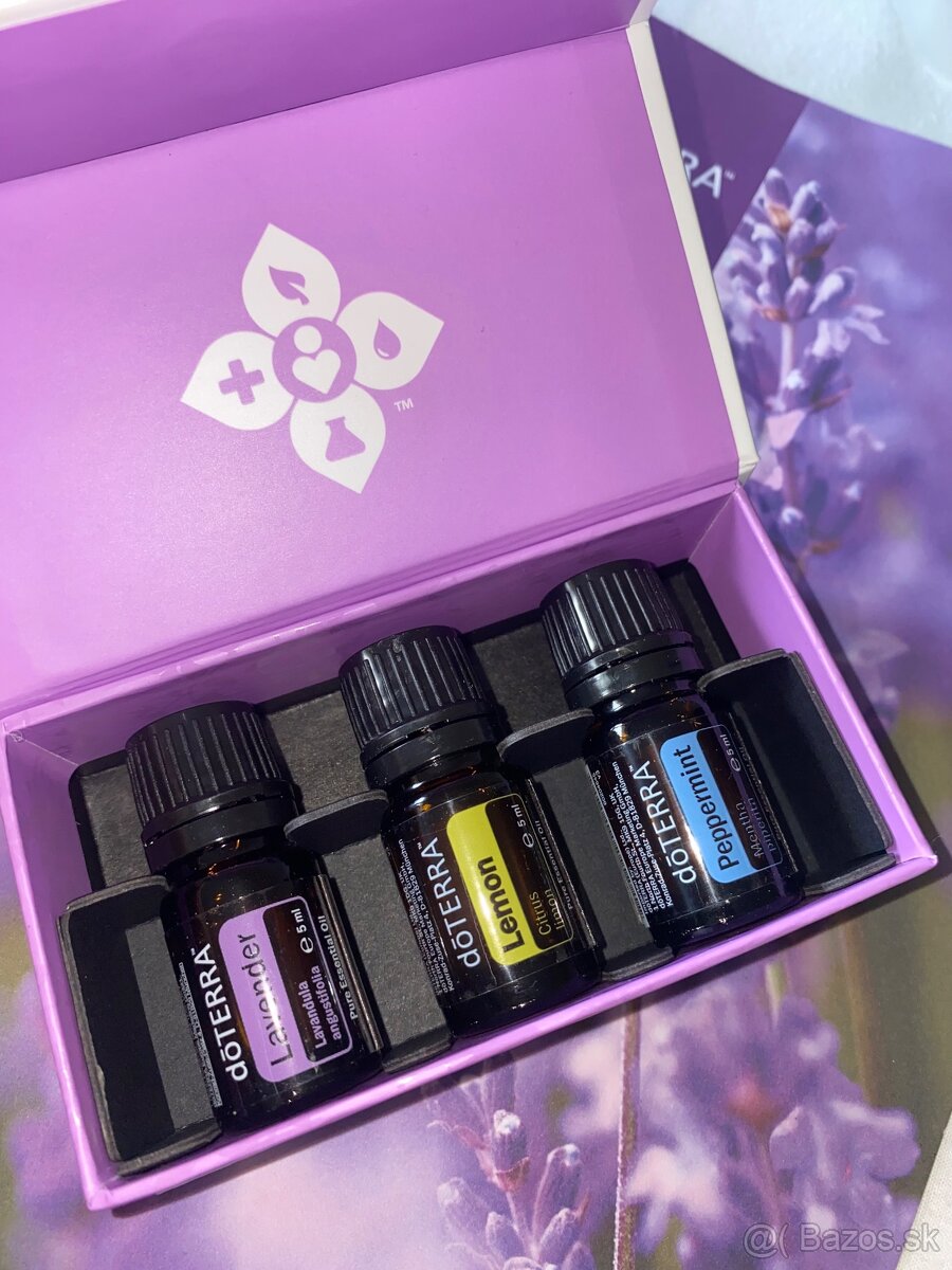 Introductory kit - Lemon, Lavender a Peppermint doterra